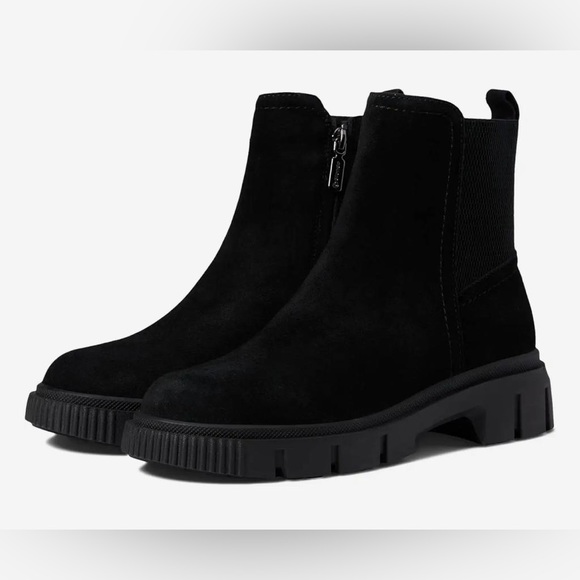NIB Blondo Bandit Waterproof Suede Zip Up Ankle Bootie--RUNS VERY NARROW! - Picture 1 of 14